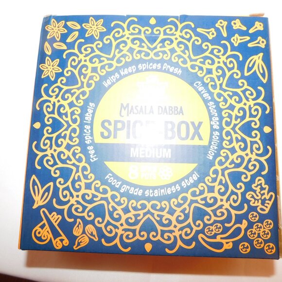 Masala dabba stainless steel Indian spice box - Picture 5 of 5